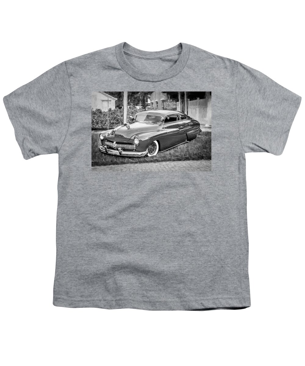 1949 Mercury Club Coupe Youth T-Shirt featuring the photograph 1949 Mercury Club Coupe 139 by Rich Franco