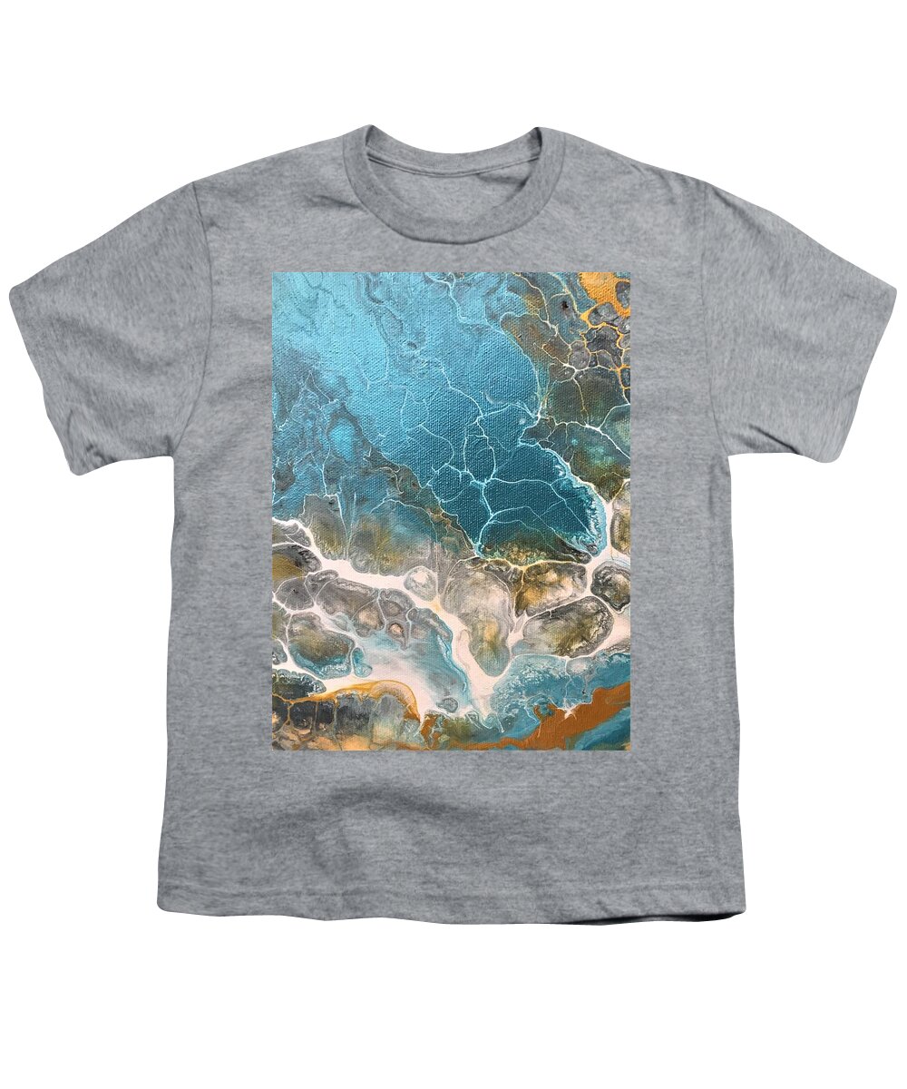 Abstract Youth T-Shirt featuring the painting Abstract 6 by Soraya Silvestri