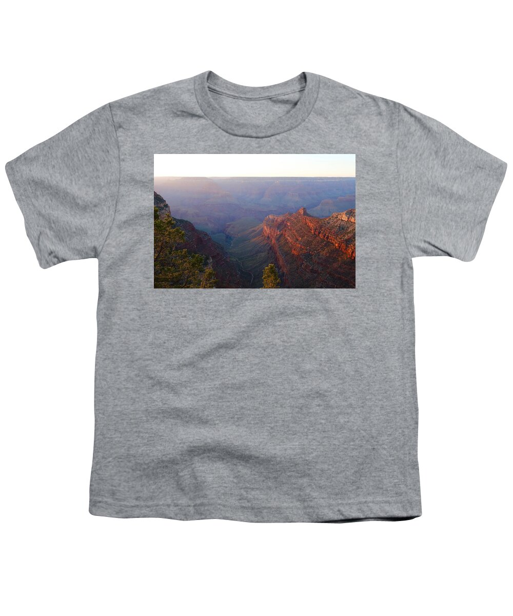 Grand Canyon National Park Youth T-Shirt featuring the photograph Ambers by Maria Jansson