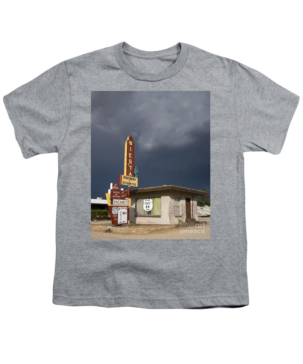 2006 Youth T-Shirt featuring the photograph Arizona Motel, 2006 by Carol Highsmith