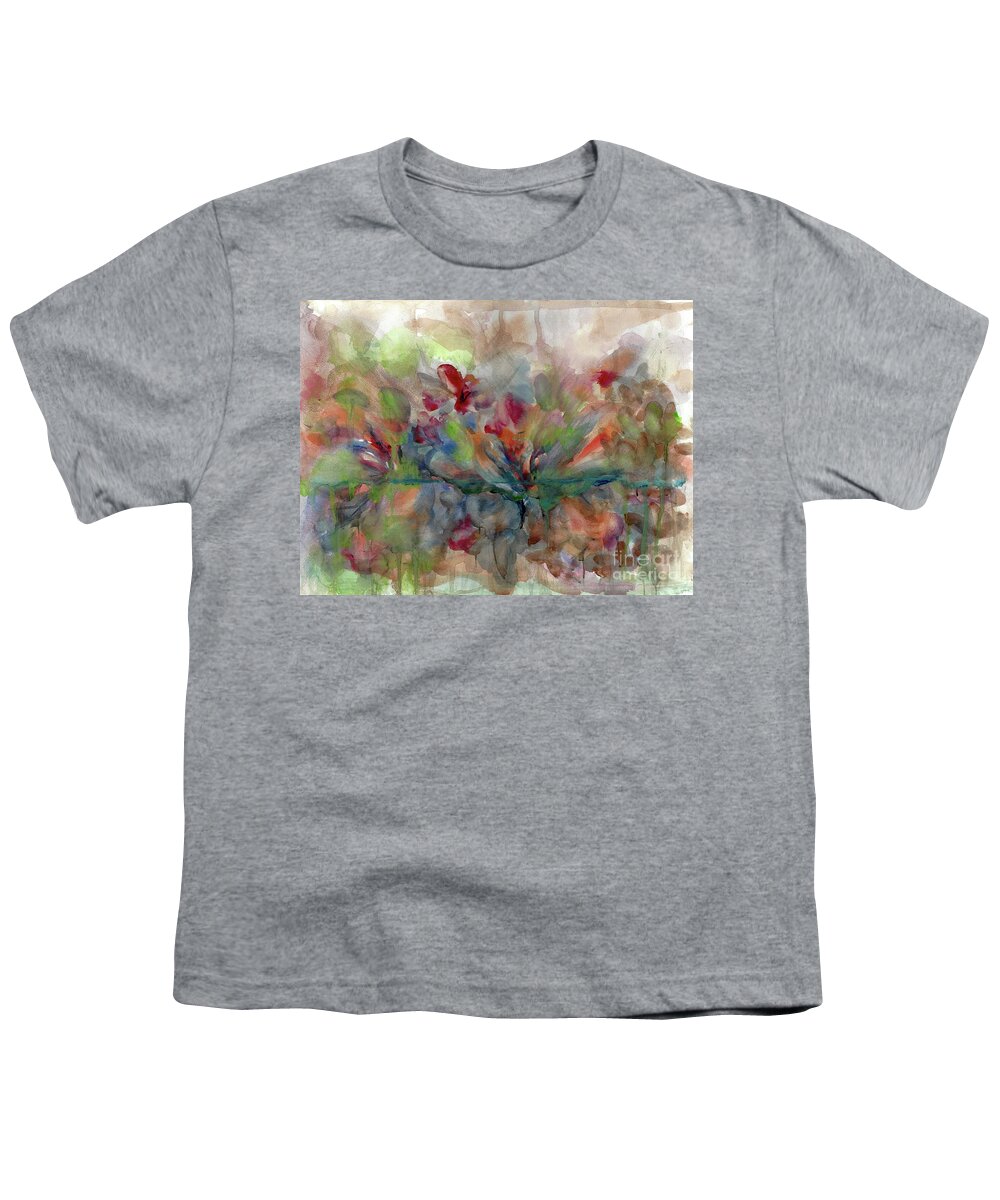 New Orleans Youth T-Shirt featuring the painting Bayou Flow by Francelle Theriot