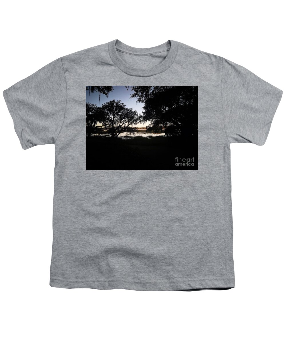 Johns Island Youth T-Shirt featuring the photograph From Dark to Light by Robert Knight