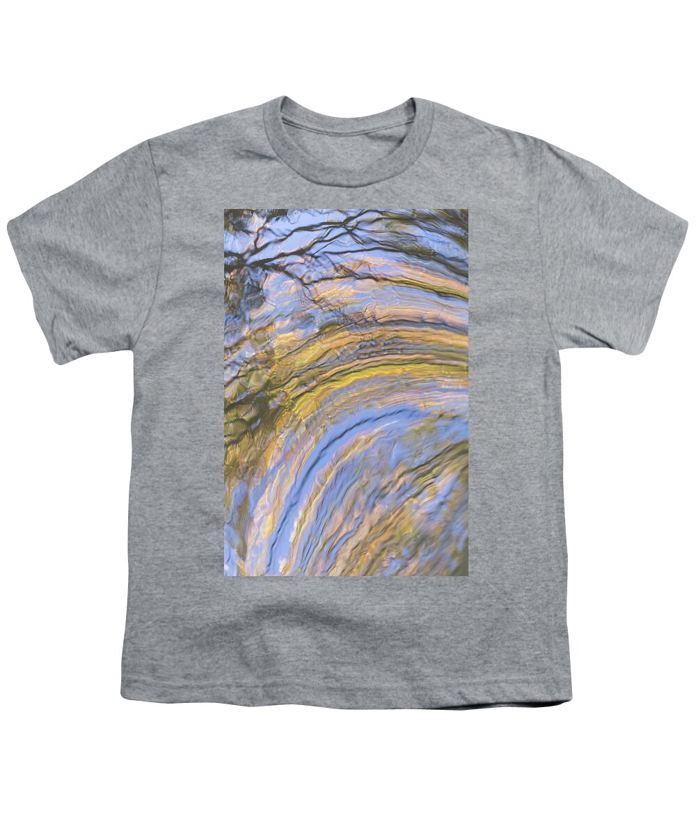 Groovy Youth T-Shirt featuring the photograph Groovy Autumn Reflections by Anita Nicholson
