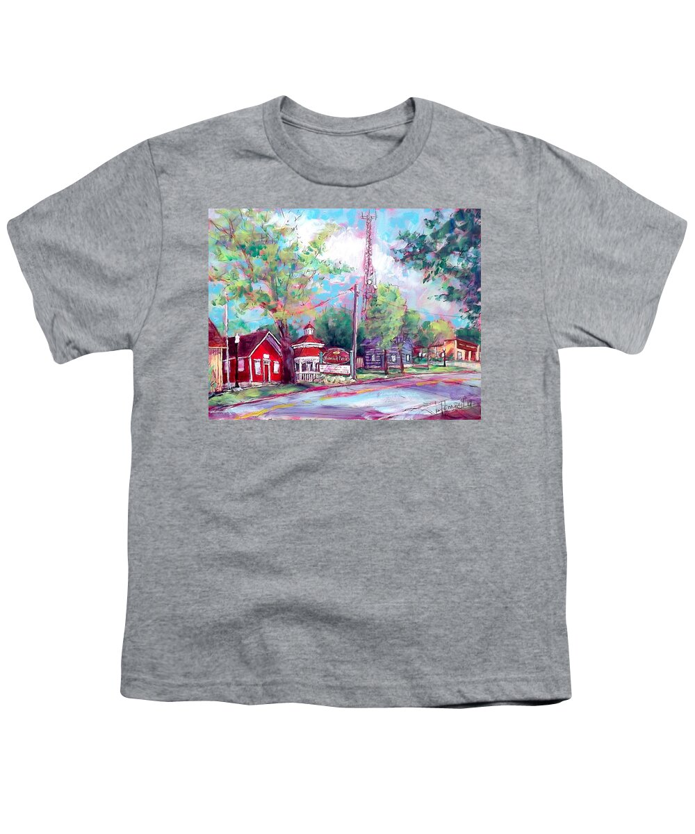 Painting Youth T-Shirt featuring the painting Historic Panorama by Les Leffingwell
