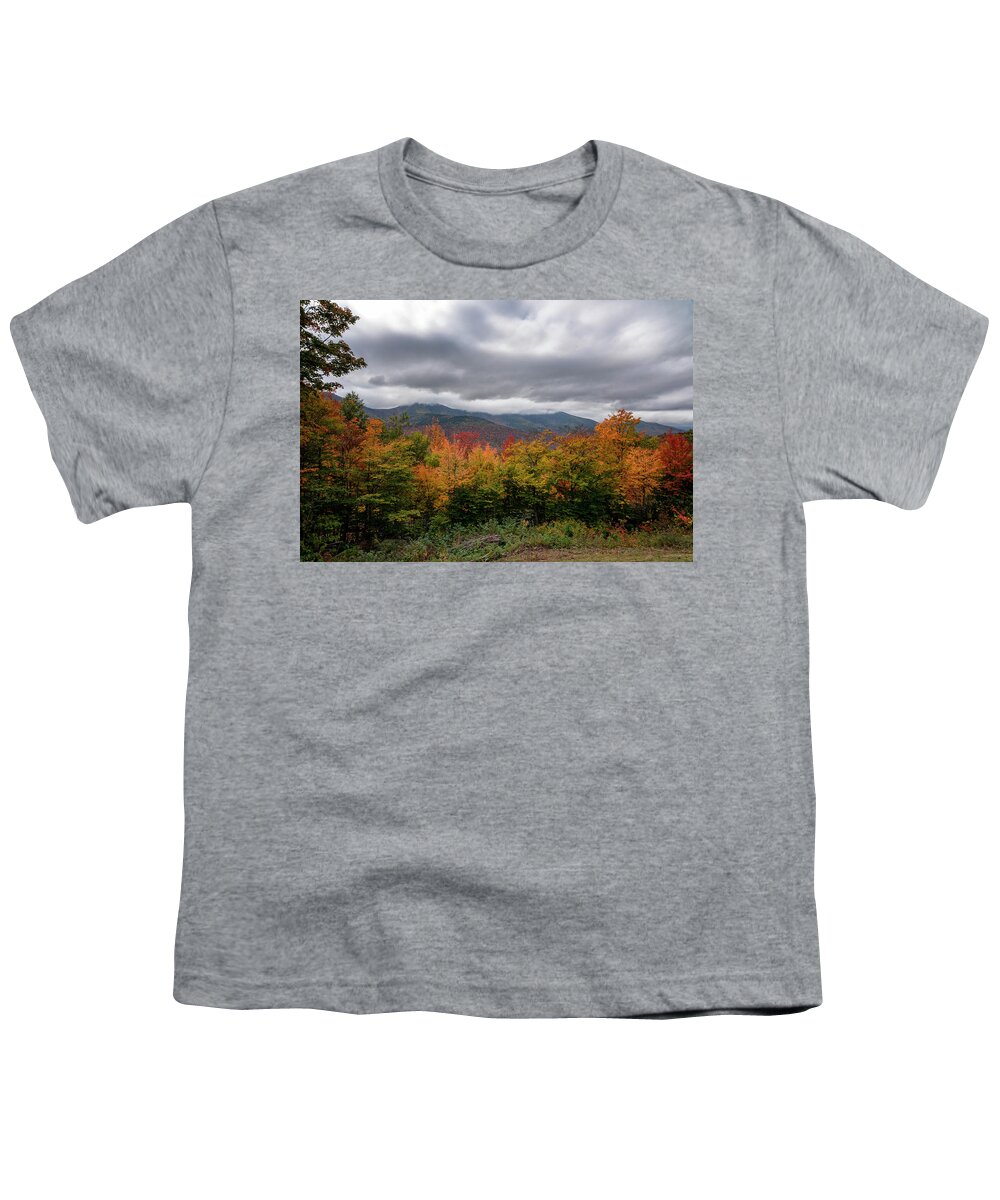 Spofford Lake New Hampshire Youth T-Shirt featuring the photograph Kancamagus Highway Scene by Tom Singleton