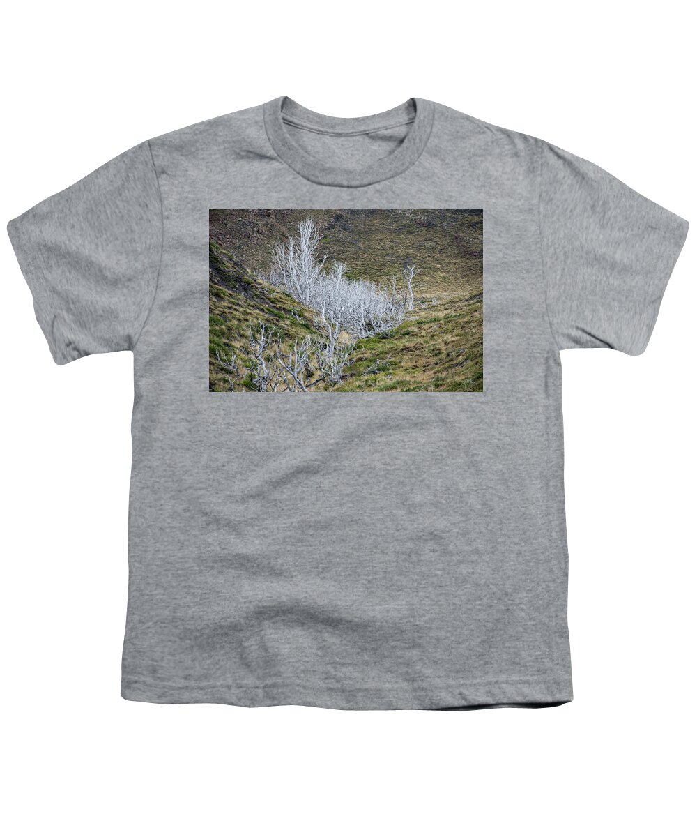 Lenga Youth T-Shirt featuring the photograph Lenga Ghosts by Mark Hunter