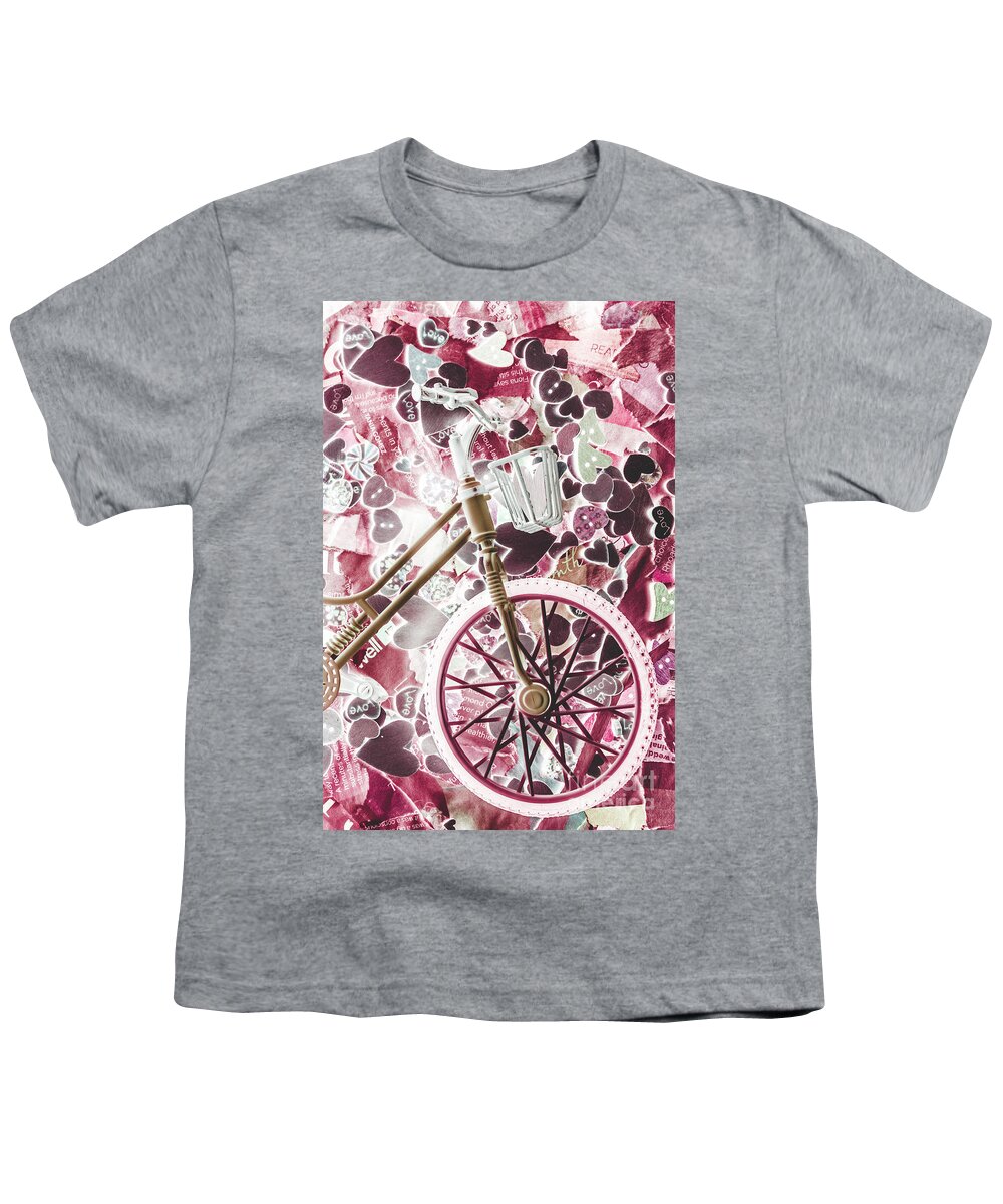 Courier Youth T-Shirt featuring the photograph Love courier by Jorgo Photography