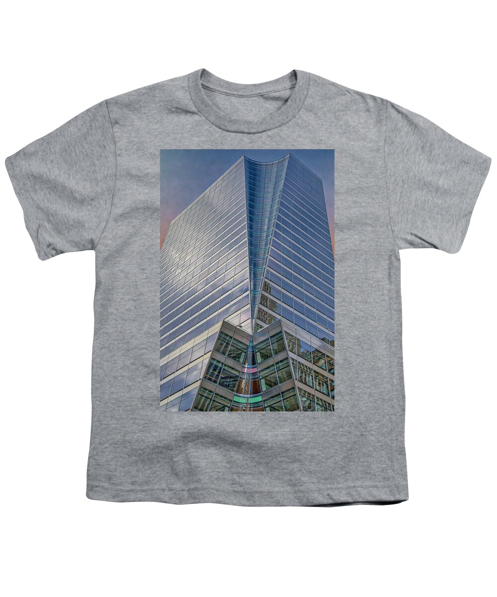 Nyc Skyline Youth T-Shirt featuring the photograph NYC RGB Architecture by Susan Candelario