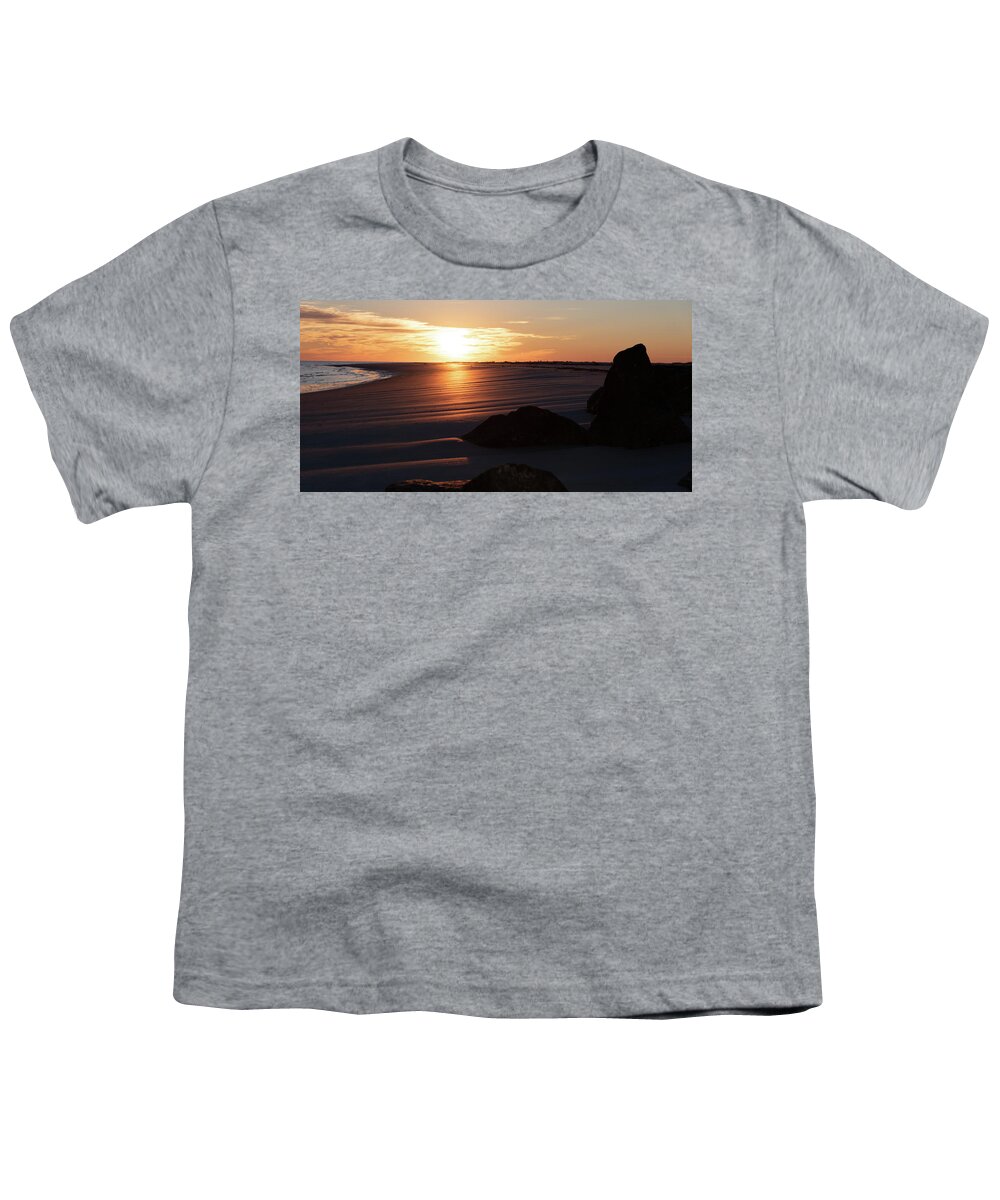 Hilton Head Island Youth T-Shirt featuring the photograph Sunrise Over The Atlantic at Hilton Head by Dennis Schmidt