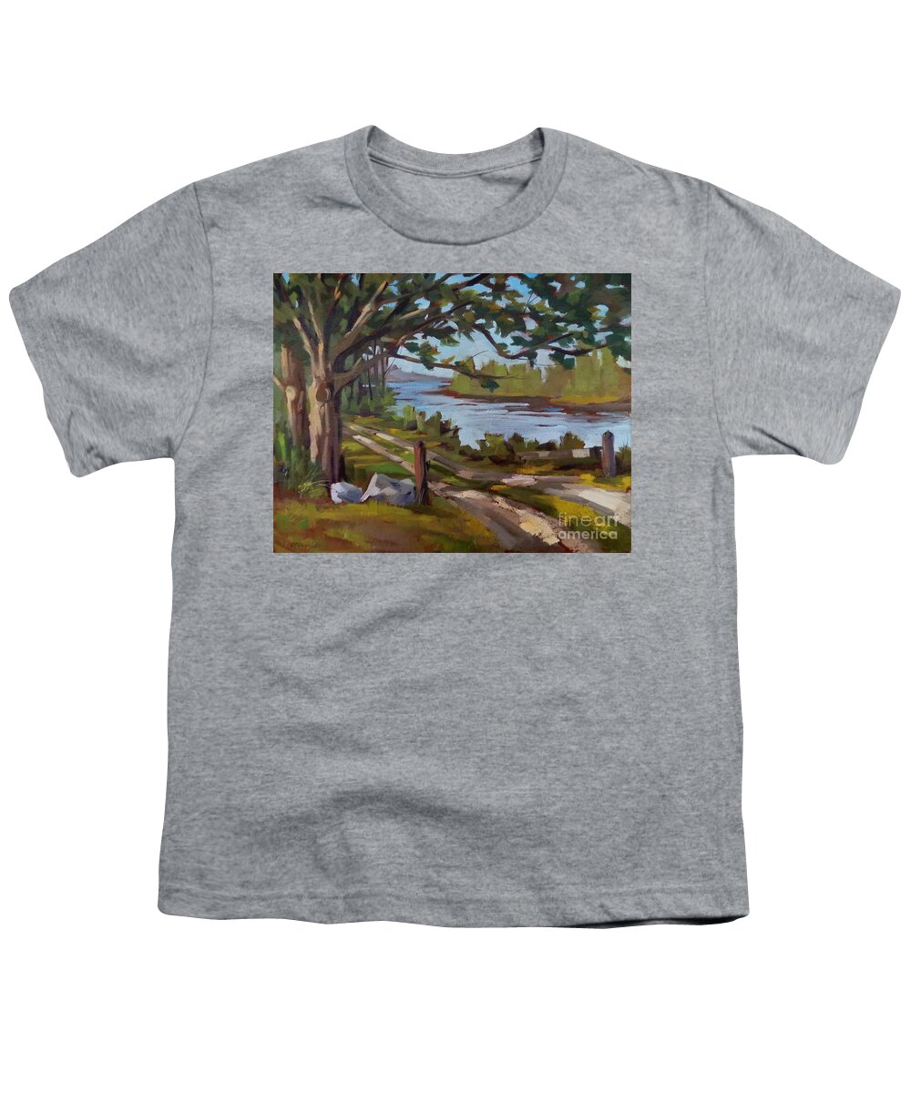 Landscape Youth T-Shirt featuring the painting Open Invitation by K M Pawelec