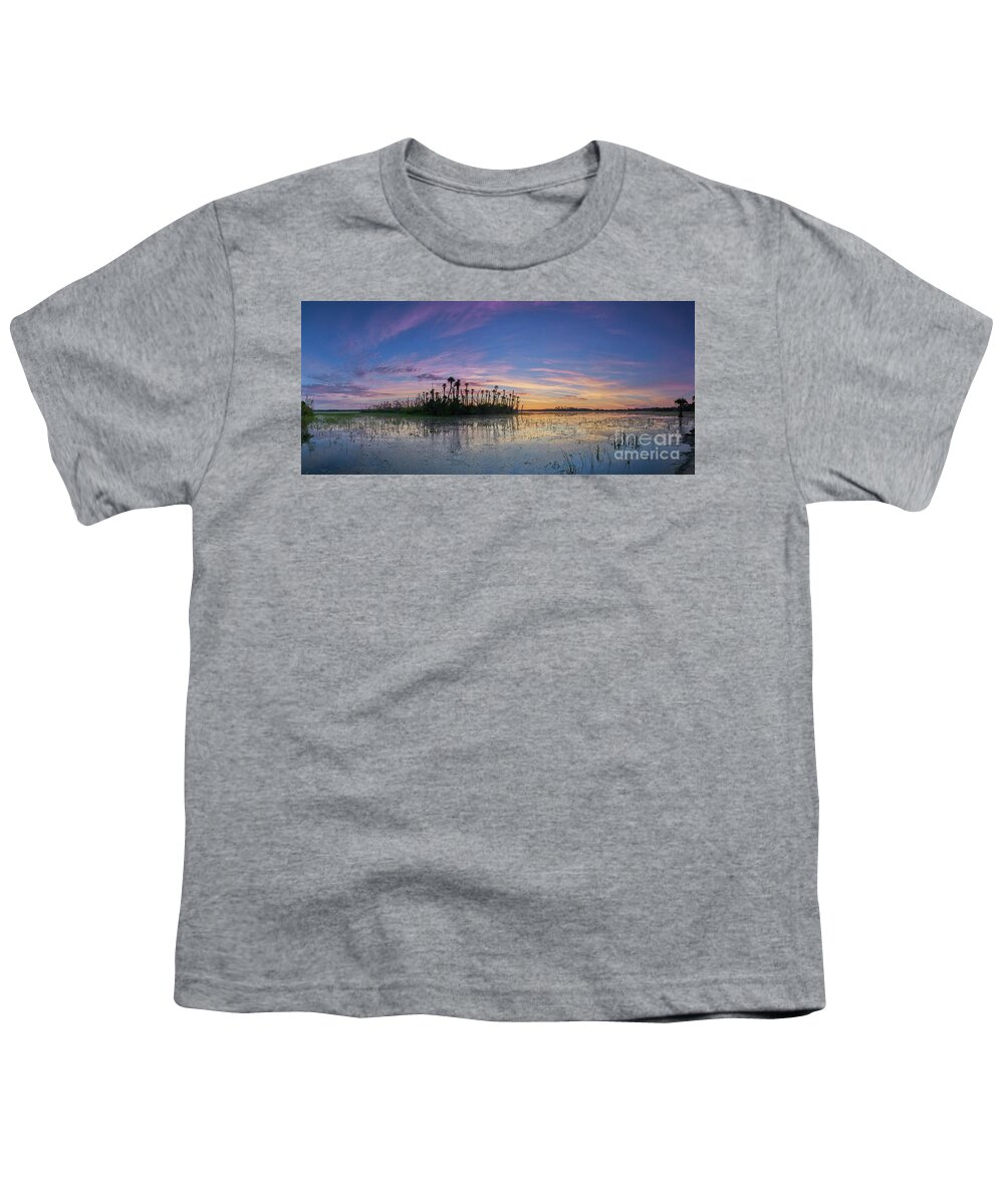 Usa Youth T-Shirt featuring the photograph Panoramic Sunrise by Brian Kamprath