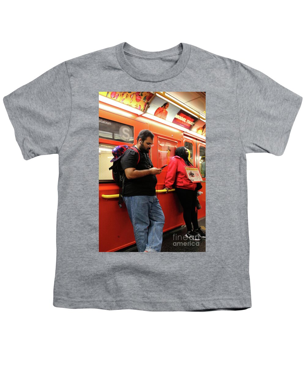 Nyc Youth T-Shirt featuring the photograph People of New York - No. 24 by Doc Braham