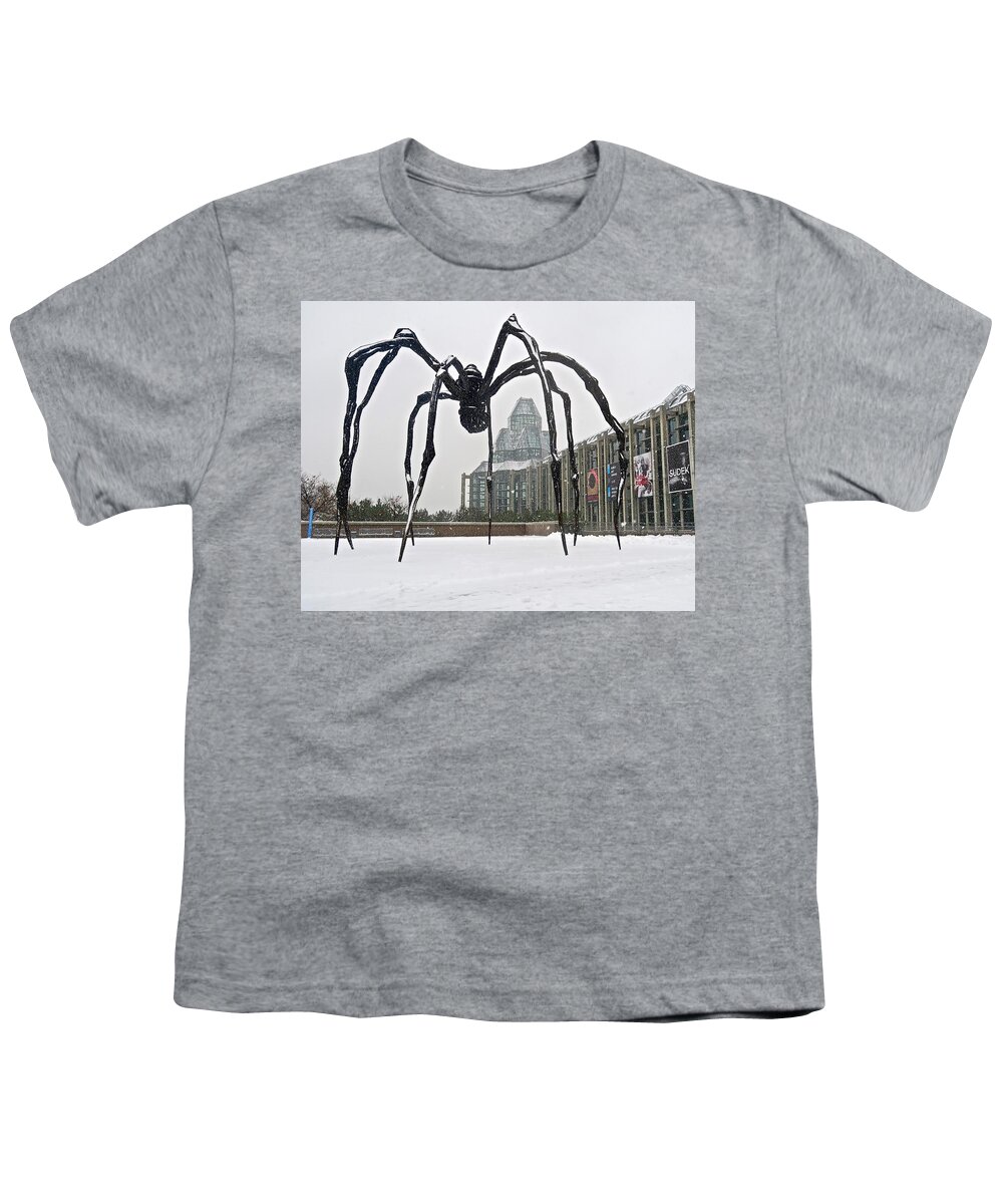 Ottawa Youth T-Shirt featuring the photograph Spidey Sense by Mike Reilly