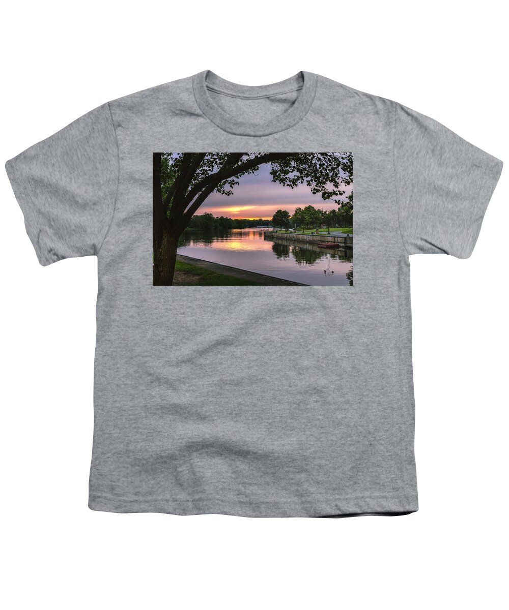 Sunset Youth T-Shirt featuring the photograph The Sunset Blues by Rod Best