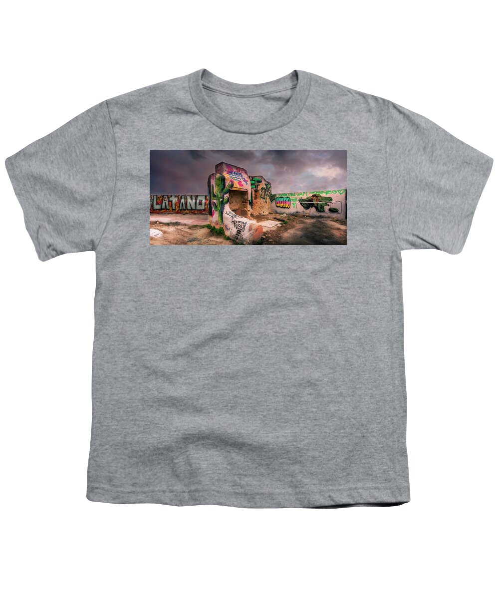 Wall Youth T-Shirt featuring the photograph The Wall by Micah Offman