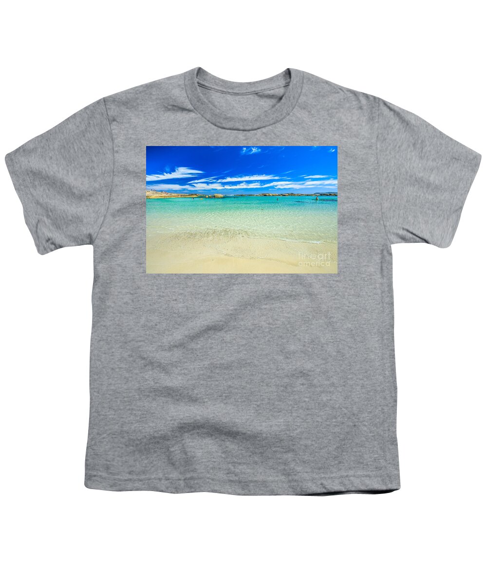 Western Australia Youth T-Shirt featuring the photograph Wallpaper sea background by Benny Marty