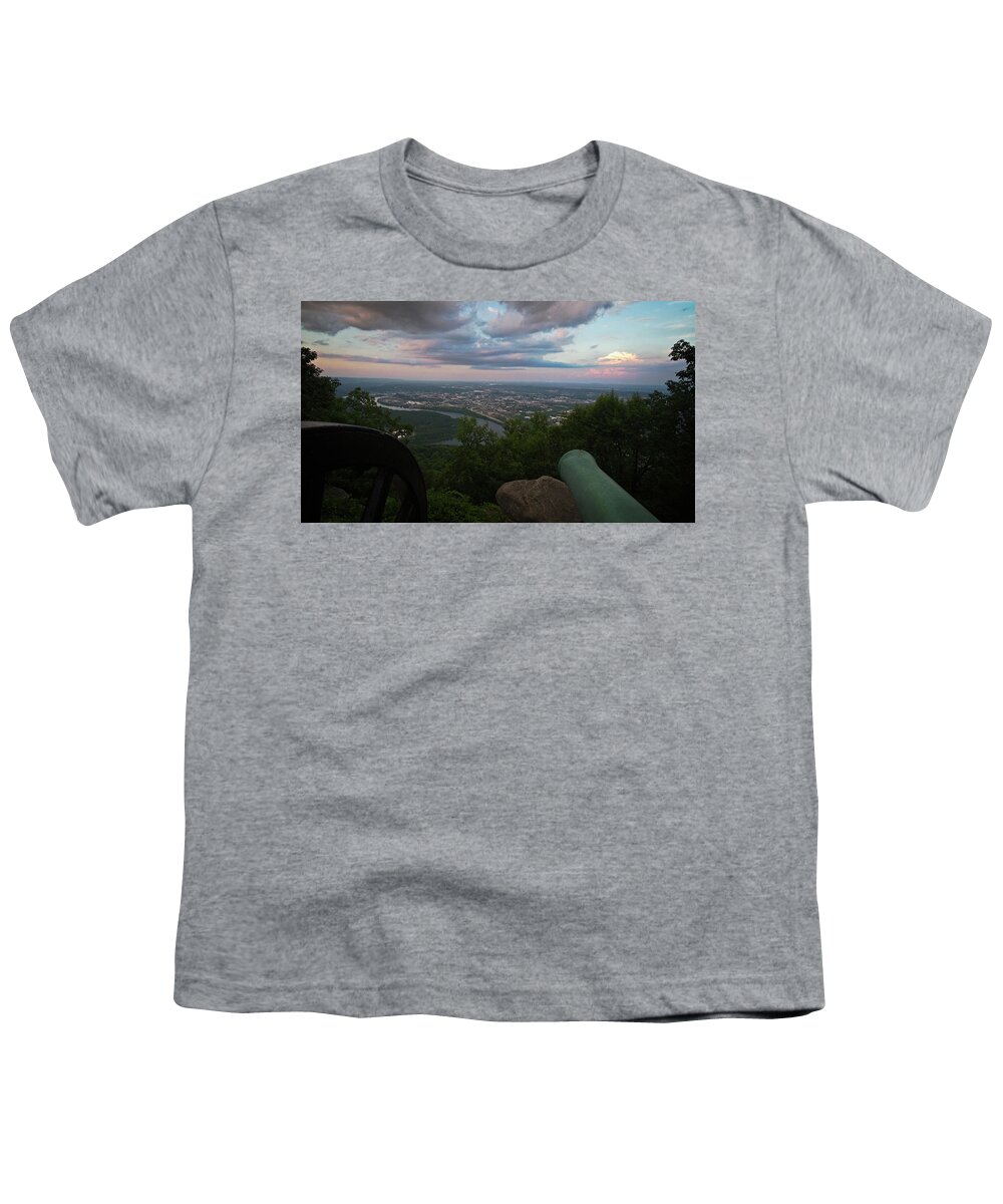 River Youth T-Shirt featuring the photograph Chattanooga From Lookout Mtn #1 by George Taylor