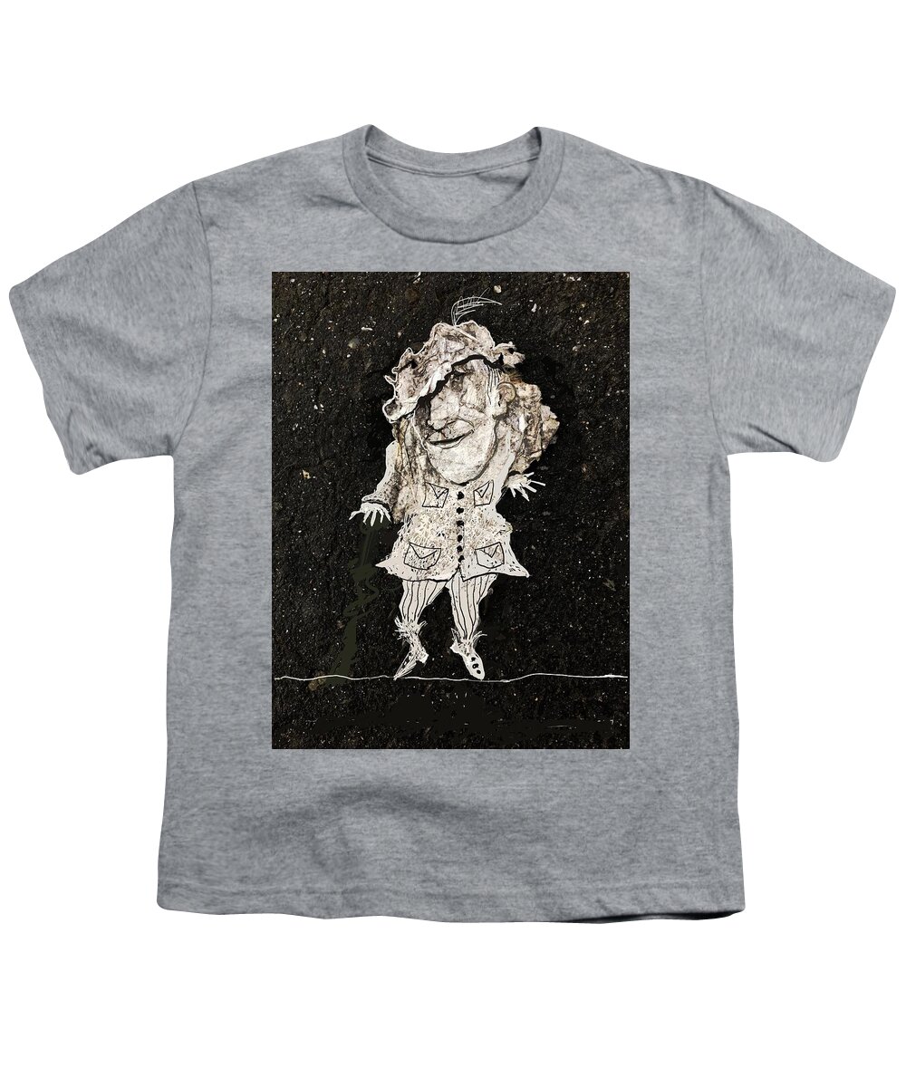  Youth T-Shirt featuring the painting Wire walker #1 by Maxim Komissarchik