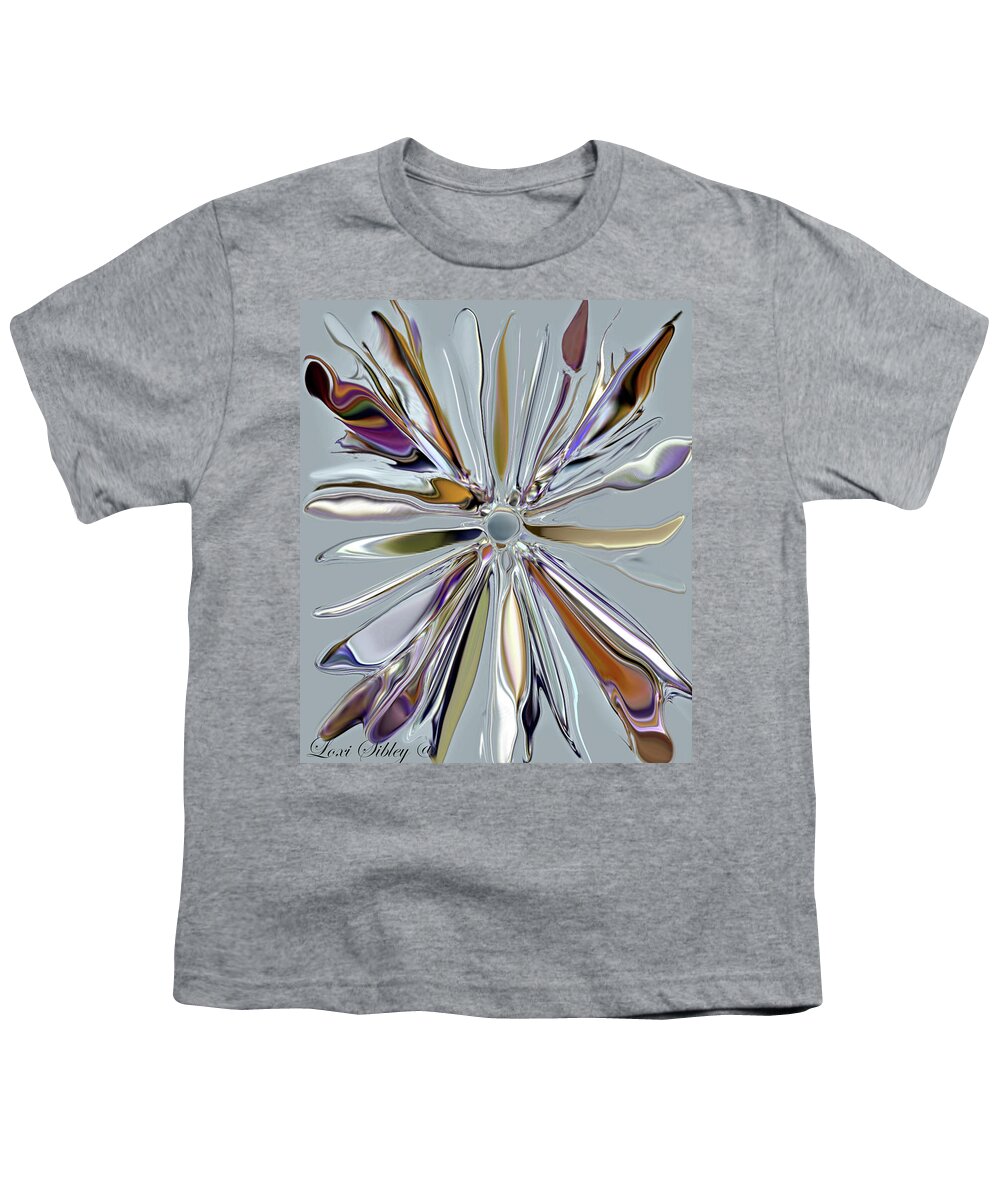 Grays Youth T-Shirt featuring the digital art Digital design by Loxi Sibley by Loxi Sibley