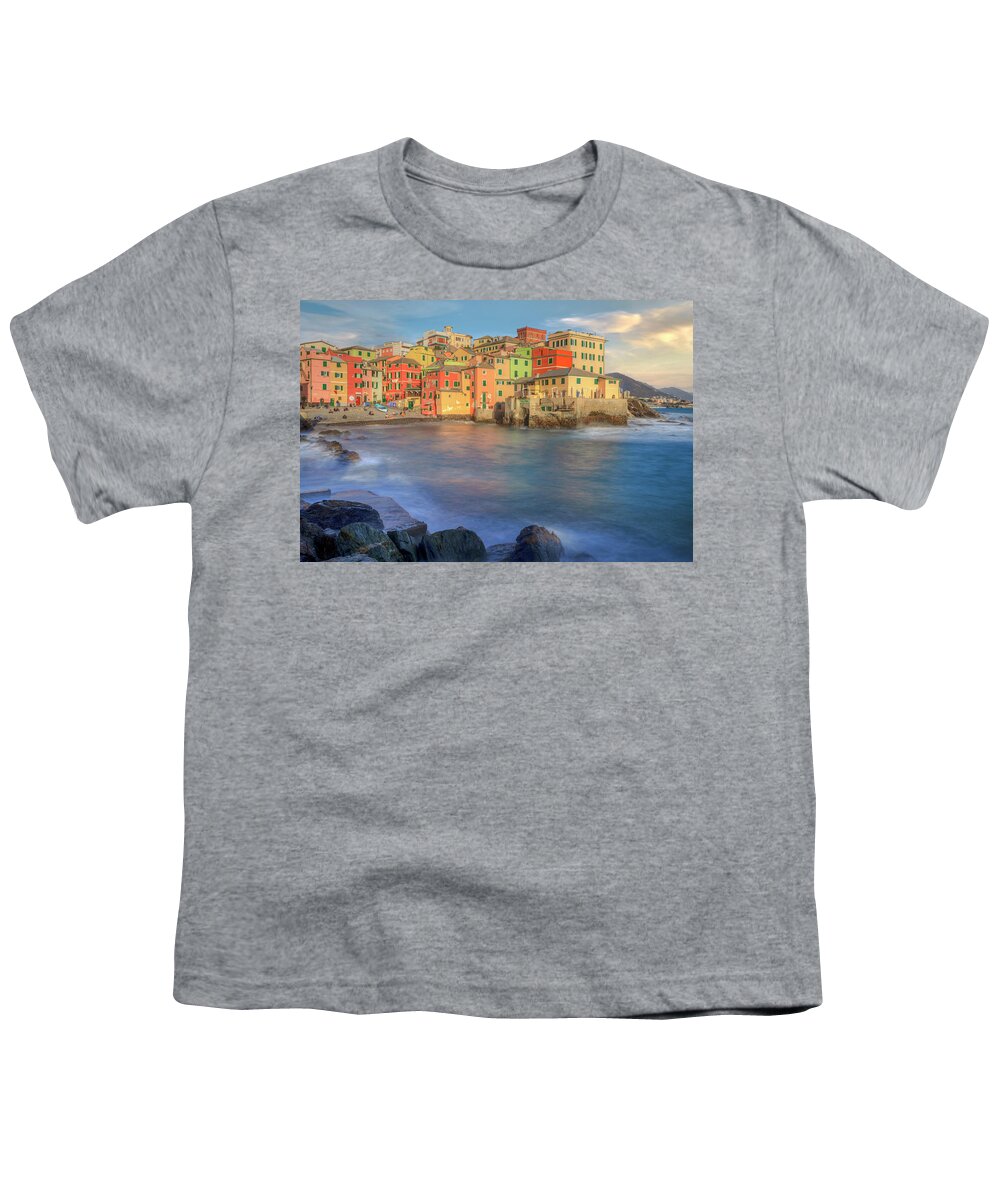 Boccadasse Youth T-Shirt featuring the photograph Boccadasse - Italy #6 by Joana Kruse