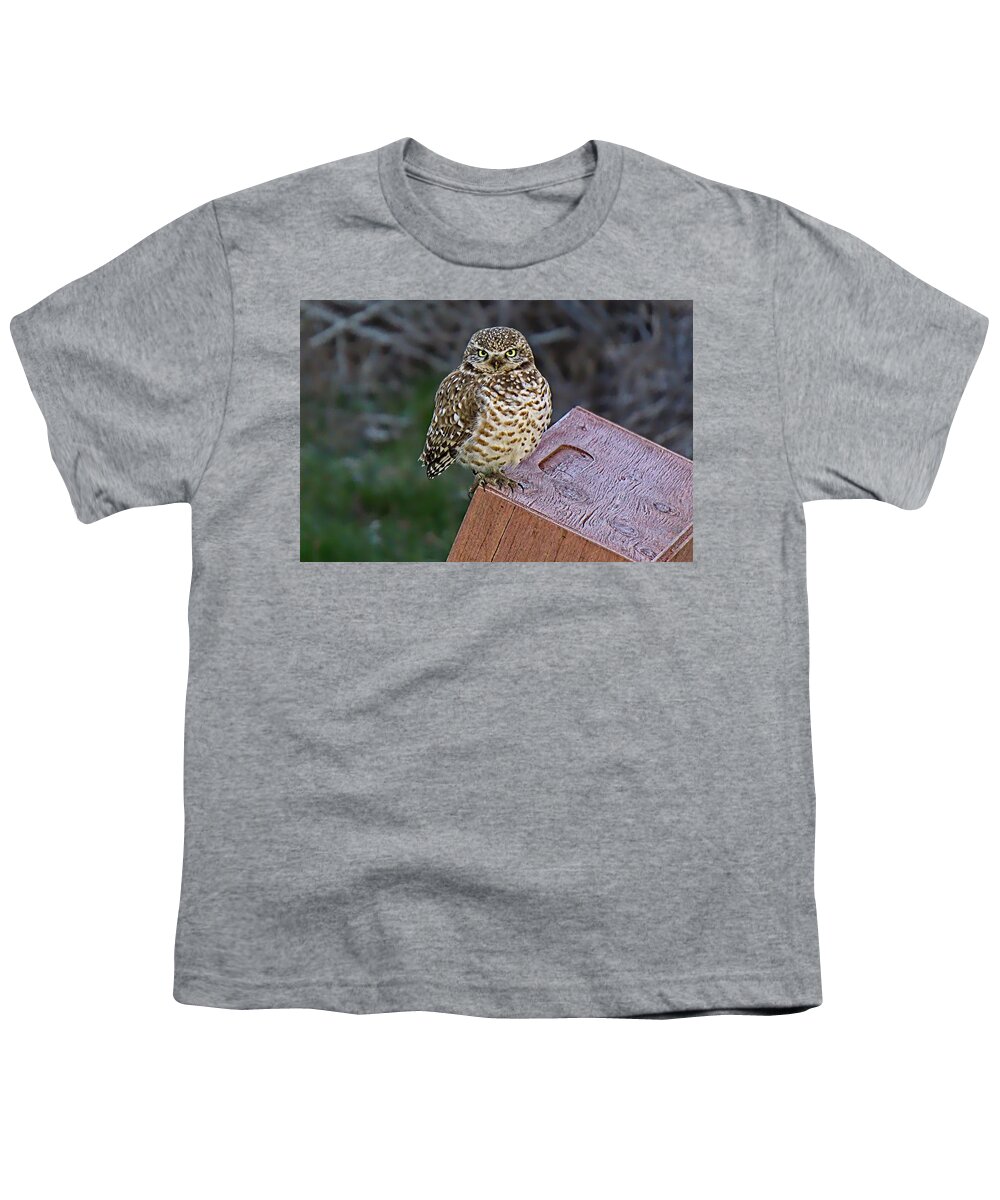 Alone Youth T-Shirt featuring the photograph Bright Eyes by David Desautel