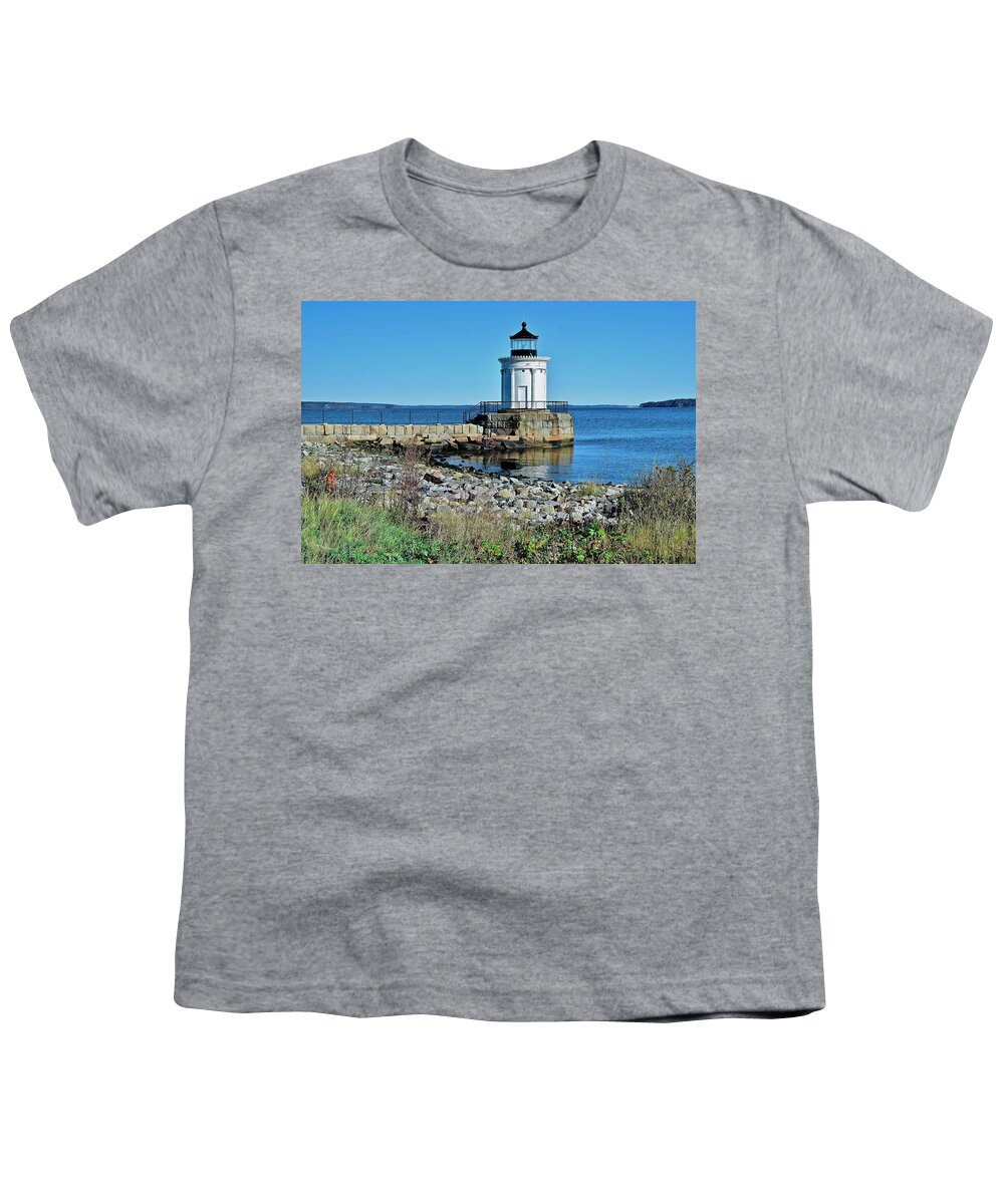 Bug Youth T-Shirt featuring the photograph Bug Light Horizontal View by Frozen in Time Fine Art Photography