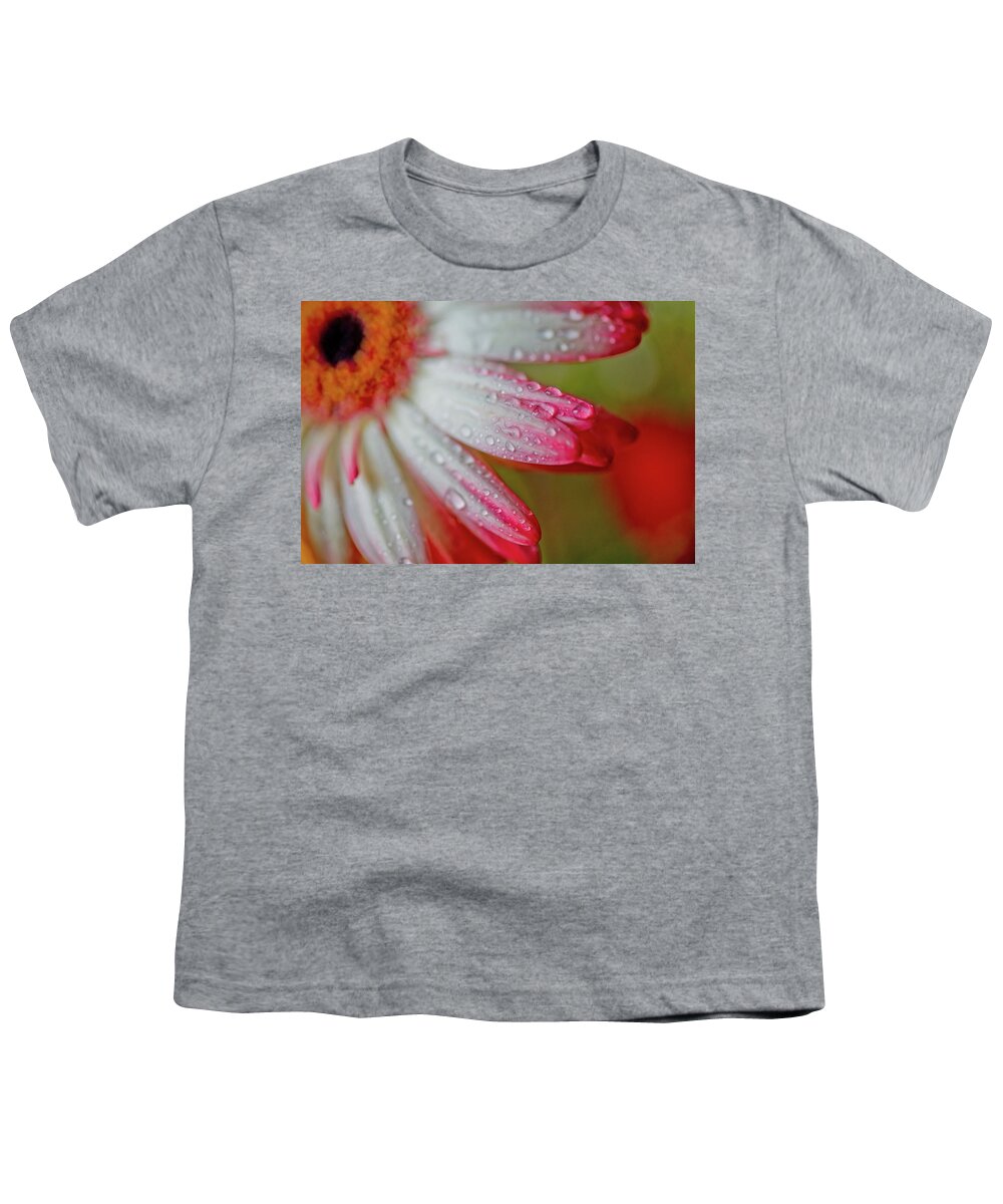 Pretty Daisy Flower Youth T-Shirt featuring the photograph Catalaya Story by Az Jackson