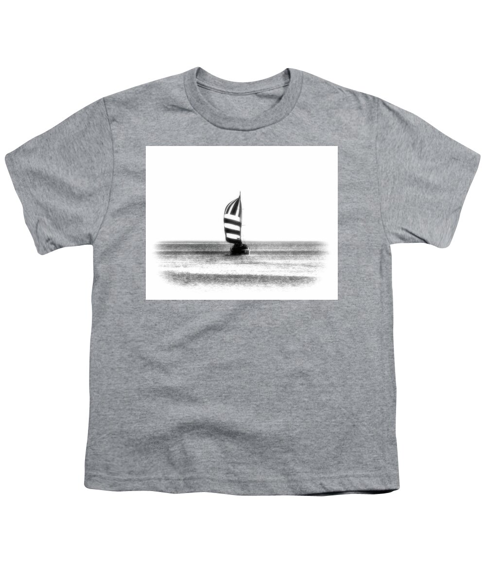 Catamaran Youth T-Shirt featuring the photograph Catamaran by James DeFazio