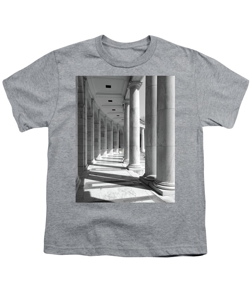 Columns Youth T-Shirt featuring the photograph Columns 1 by Mike McGlothlen