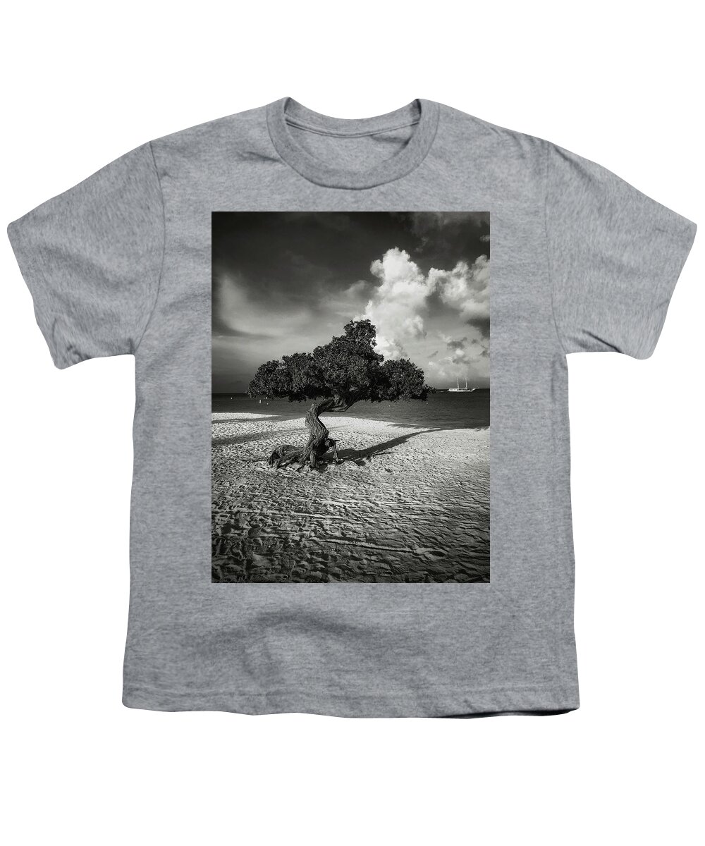 Dividivi Youth T-Shirt featuring the photograph Divi-Divi tree by Pam Rendall