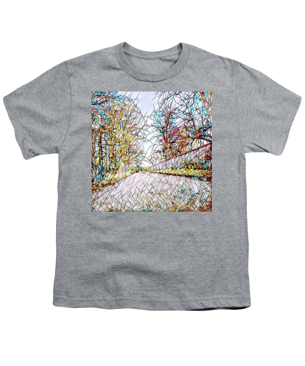 Edit This April 2021 Youth T-Shirt featuring the photograph Edit This April 2021 Twa2 by Tatiana Travelways