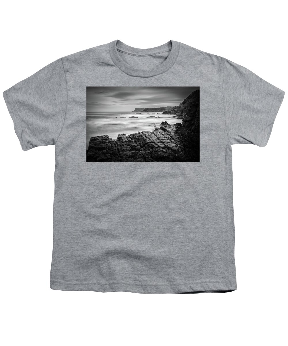 Fairhead Youth T-Shirt featuring the photograph Fairhead from Ballycastle by Nigel R Bell