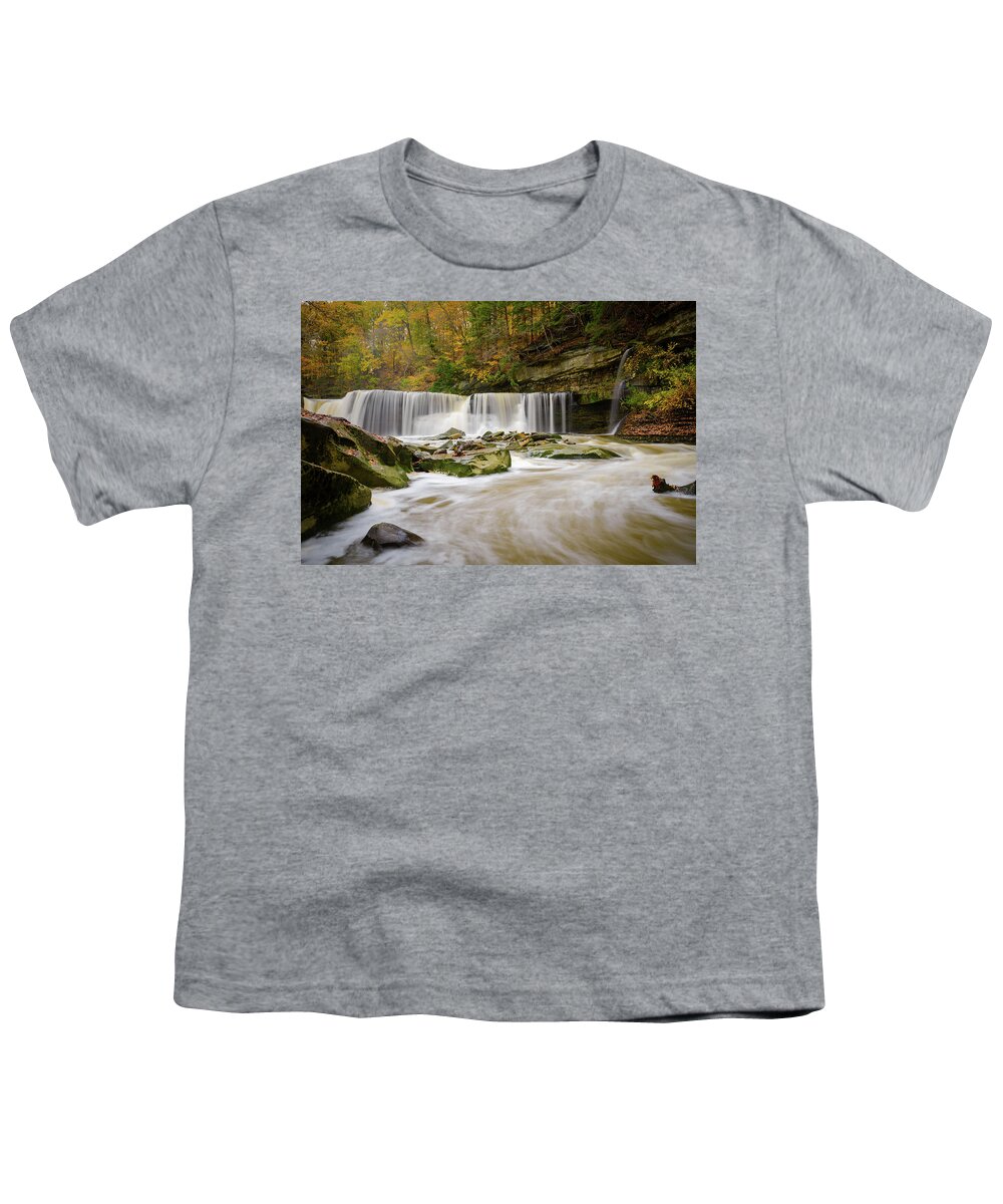 Waterfalls Youth T-Shirt featuring the photograph Great Falls of Tinkers Creek by Steve L'Italien