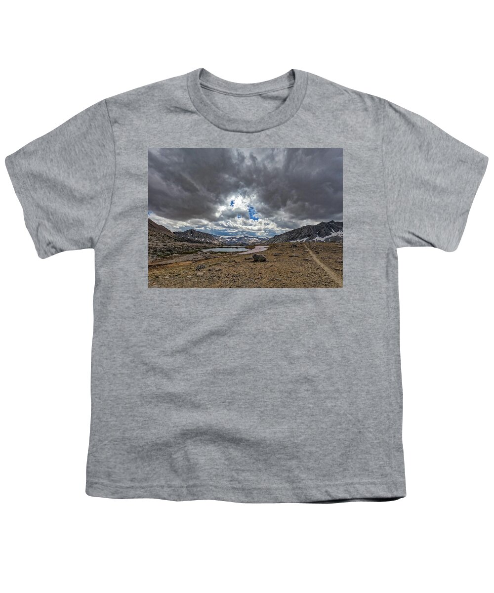 California Youth T-Shirt featuring the photograph High Sierra Clouds by Martin Gollery