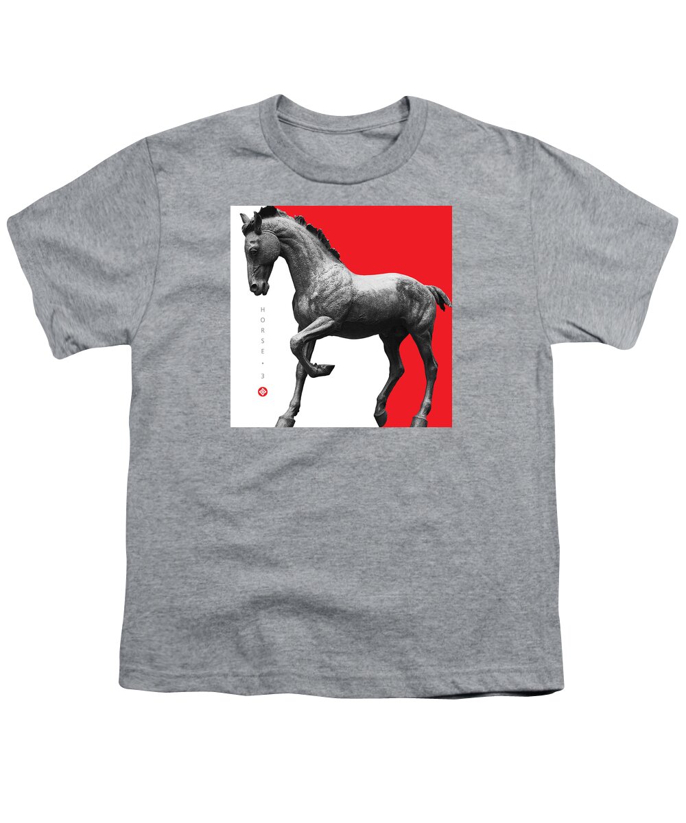 Horse Photographs Youth T-Shirt featuring the photograph Horse 3 by David Davies