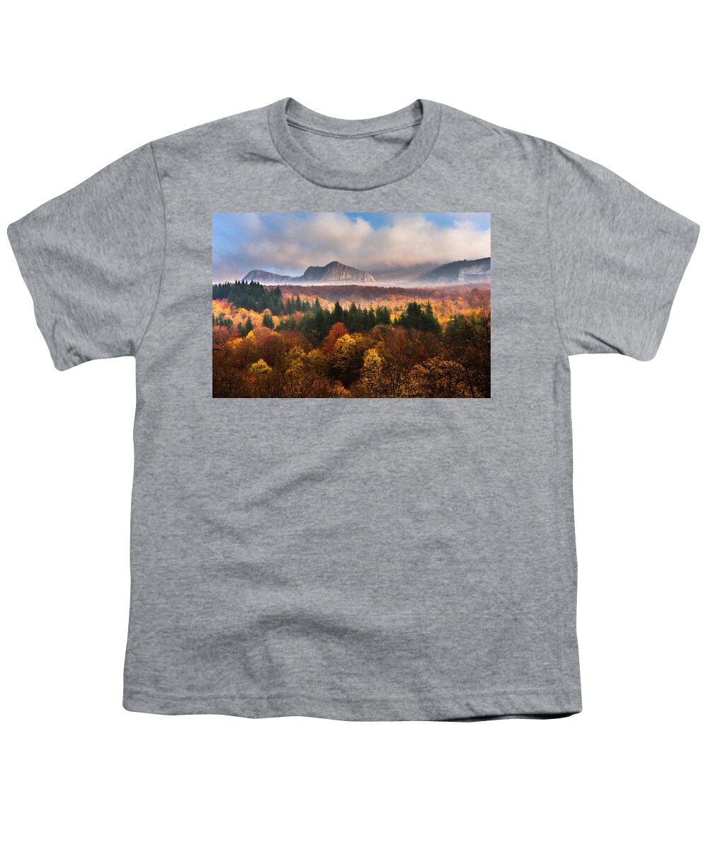 Balkan Mountains Youth T-Shirt featuring the photograph Land Of Illusion by Evgeni Dinev