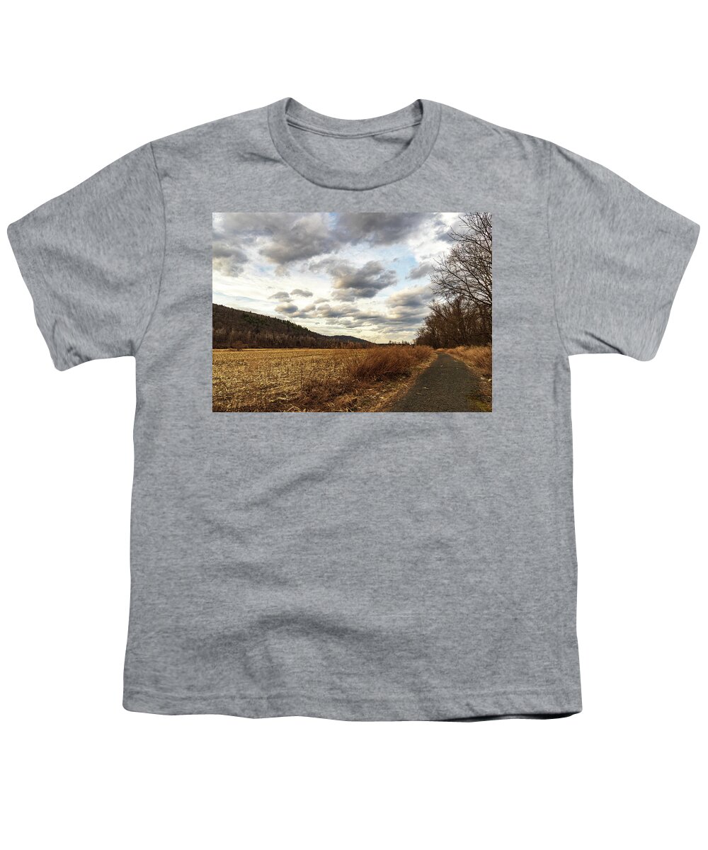 Landscapes Youth T-Shirt featuring the photograph Landscape Photography - Corn Field by Amelia Pearn