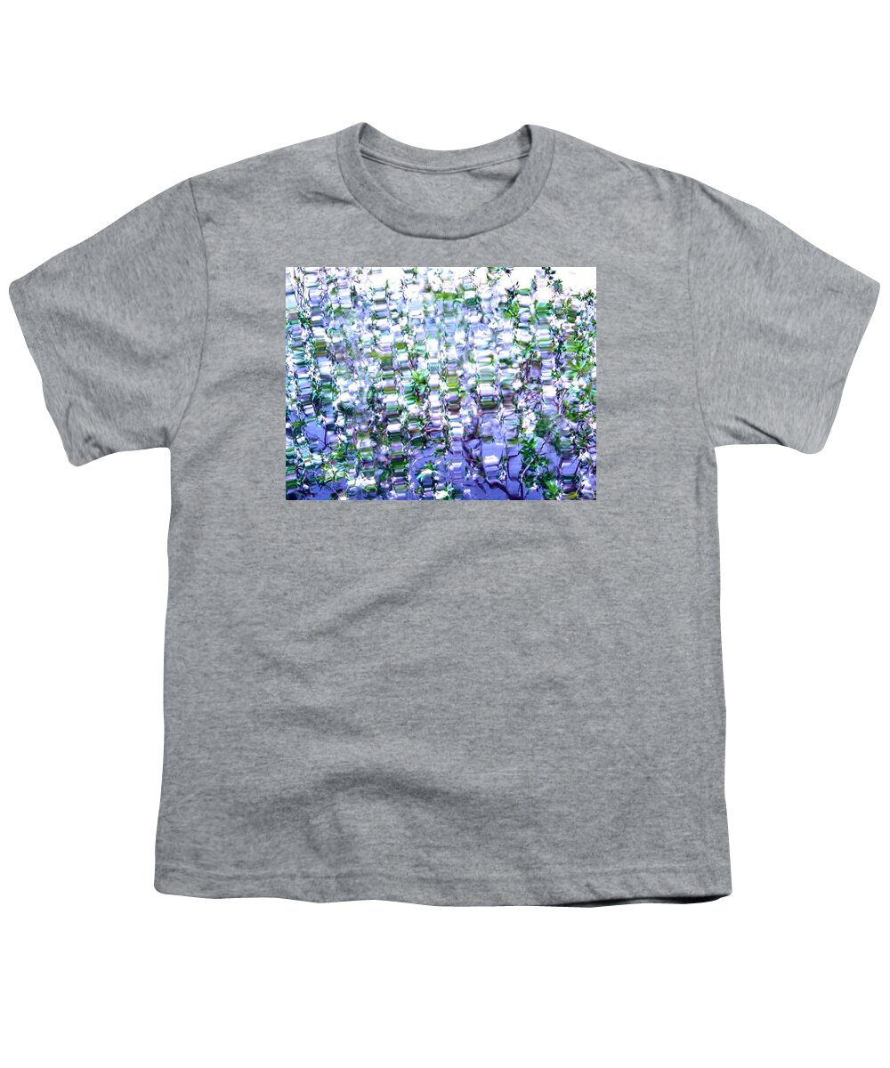 Blue Youth T-Shirt featuring the photograph Liquid Mosaic by Dietmar Scherf