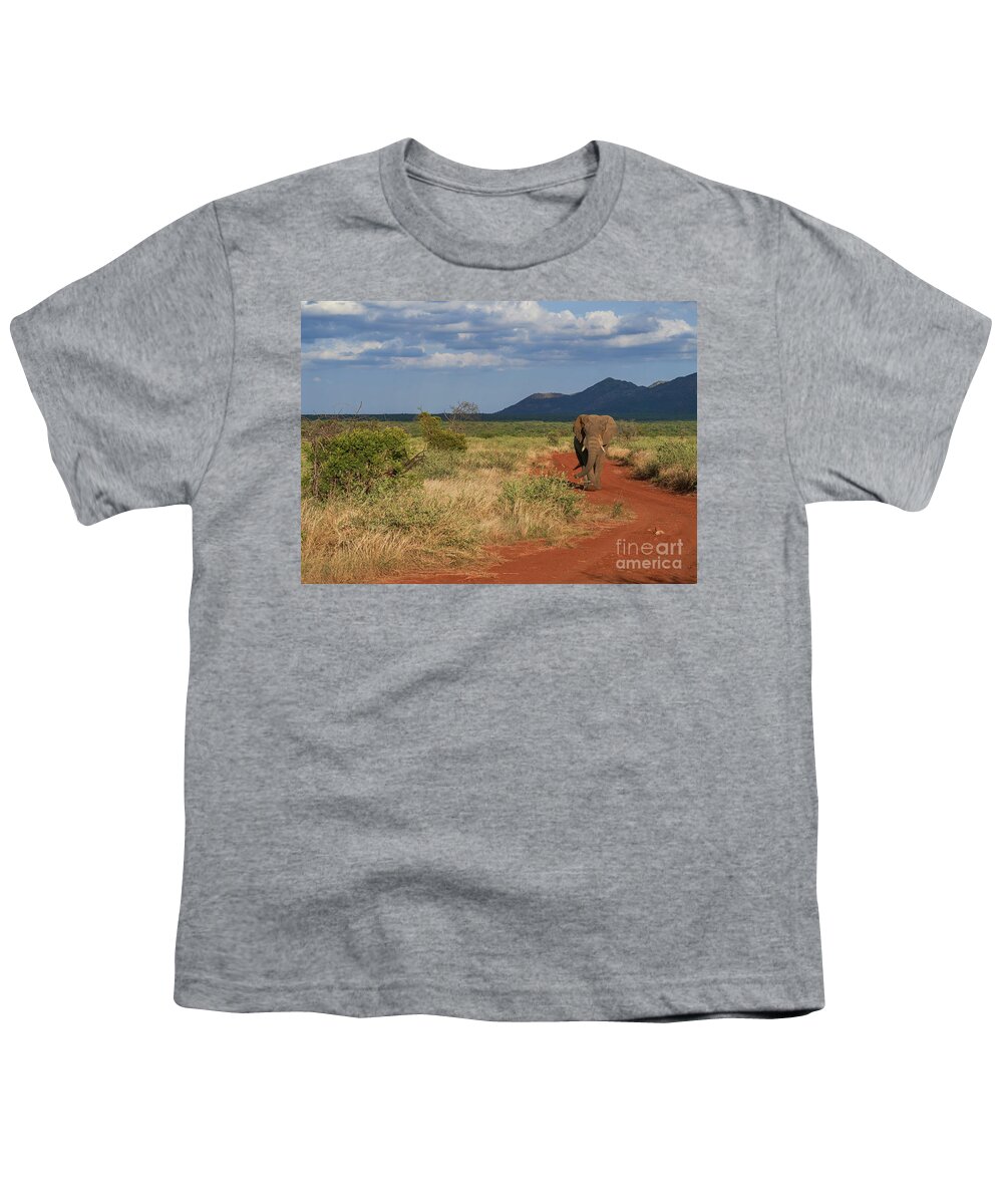 Water Youth T-Shirt featuring the photograph Long Road by Brian Kamprath