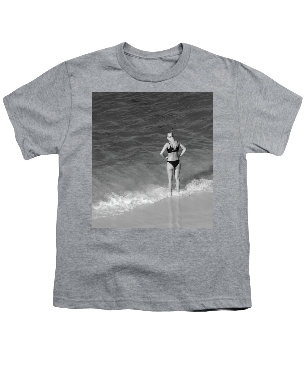 Ocean Youth T-Shirt featuring the photograph Looking down by Jamie Tyler