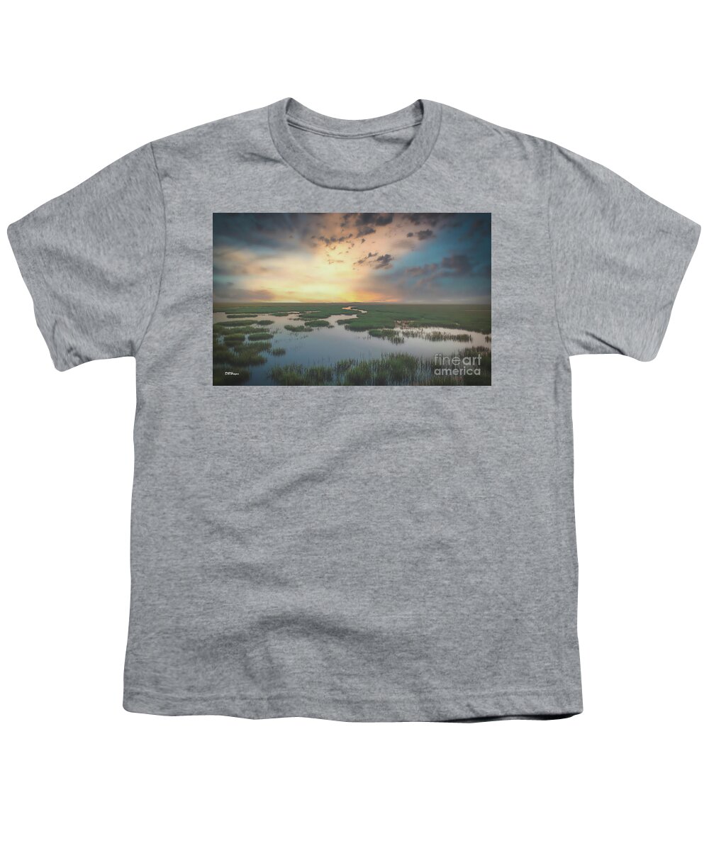 Landscapes Youth T-Shirt featuring the photograph Marshes of Glynn by DB Hayes