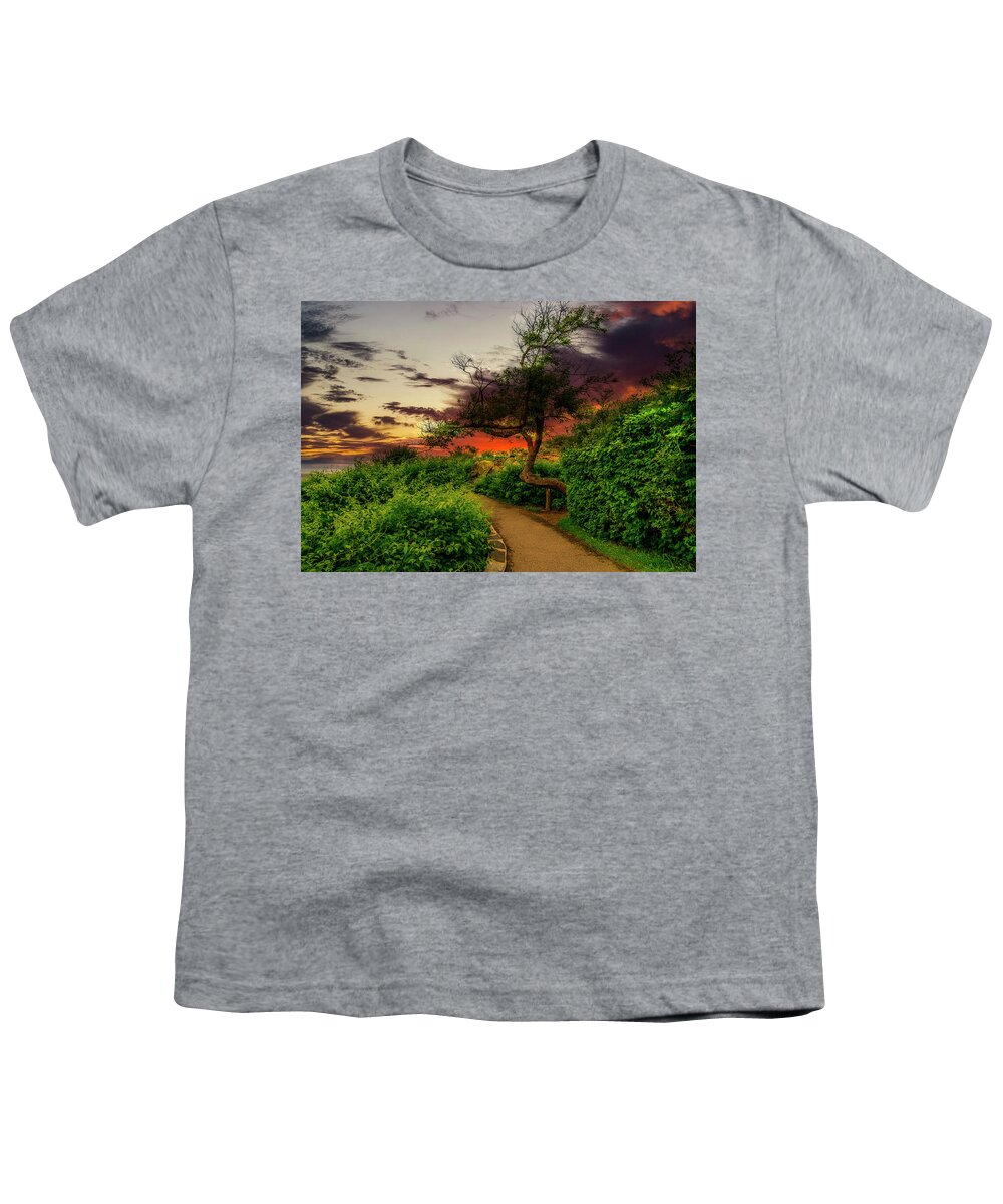Ogunquit Youth T-Shirt featuring the photograph My Favorite Tree by Penny Polakoff