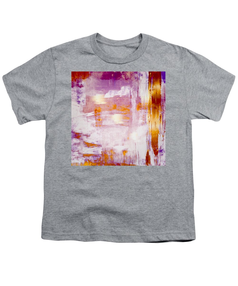 Abstract Art Youth T-Shirt featuring the digital art Nobility by Canessa Thomas