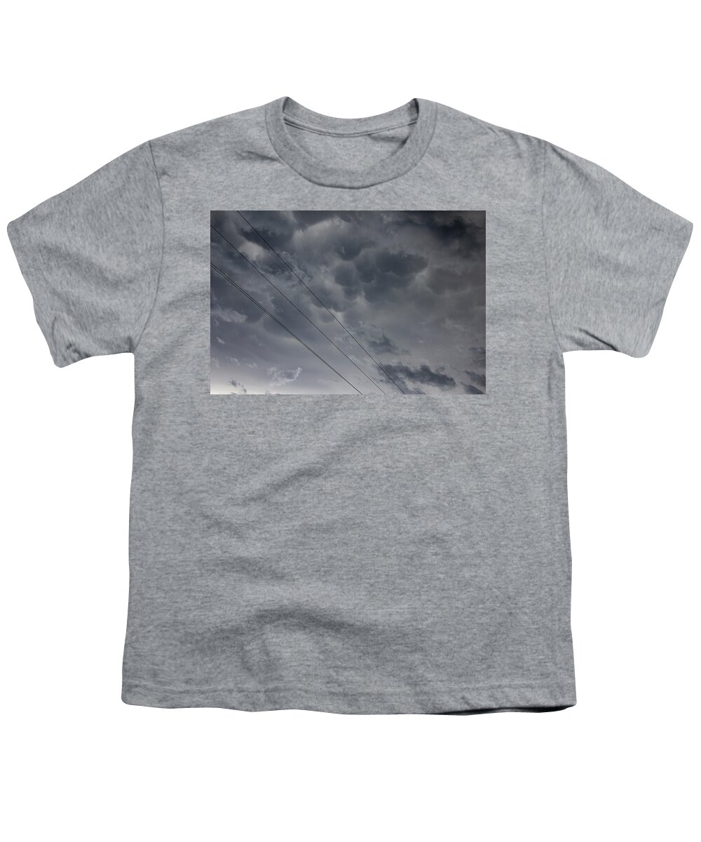 Nebraskasc Youth T-Shirt featuring the photograph On My Way to Wray Colorado 031 by Dale Kaminski