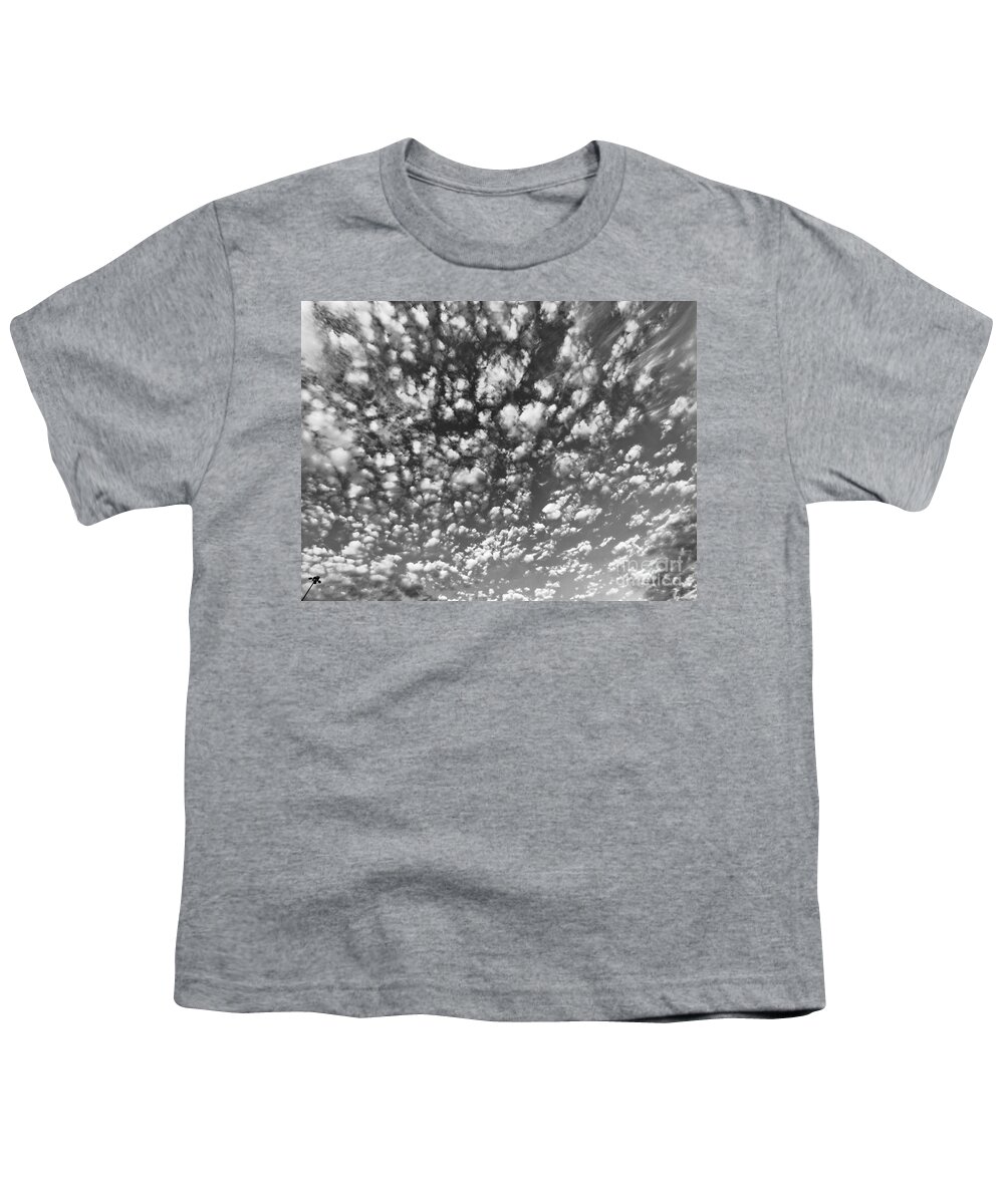 Clouds Youth T-Shirt featuring the photograph Parking Lot Cloud Art by Robert Knight
