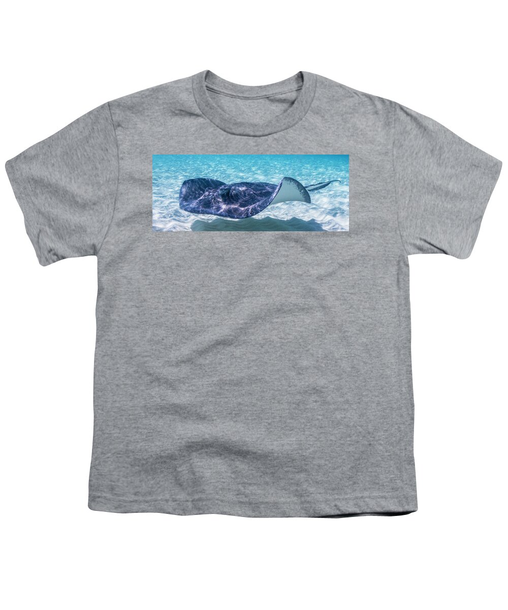 Animals Youth T-Shirt featuring the photograph Riffles by Lynne Browne