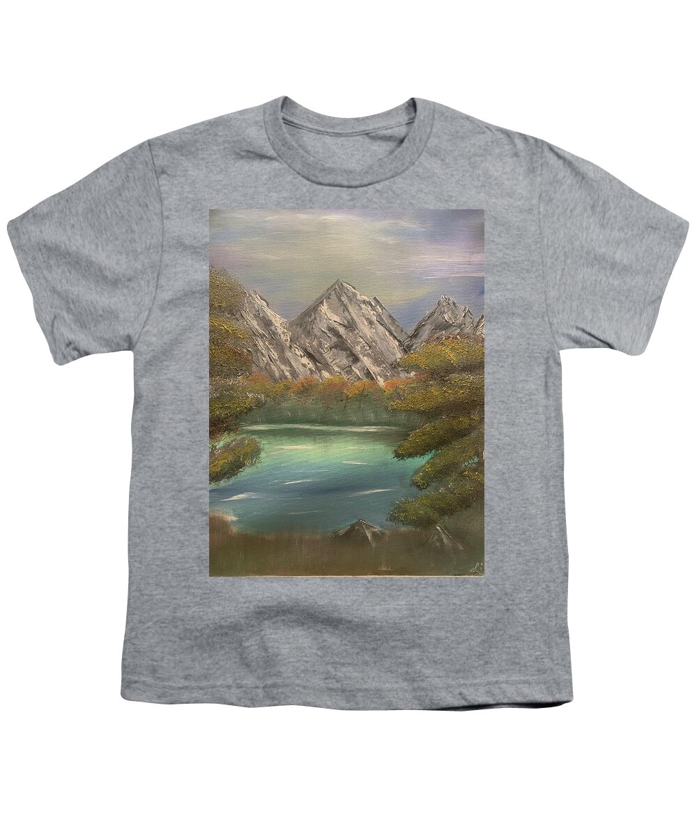 Mountains Youth T-Shirt featuring the painting Rocky Mountain Dreams by Lisa White