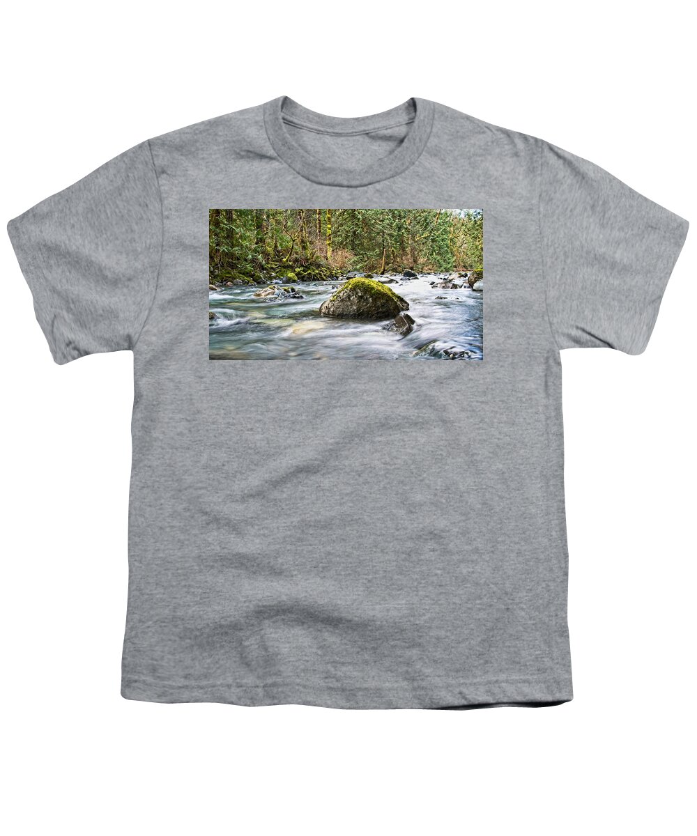 Rosewall Youth T-Shirt featuring the photograph Rosewall Creek 2 by Chuck Burdick