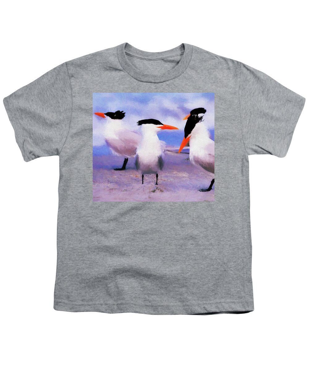 Royal Youth T-Shirt featuring the photograph Royal Tern by Alison Belsan Horton