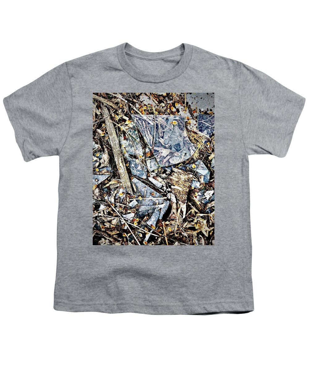 Shards Youth T-Shirt featuring the photograph Shards by Sarah Lilja